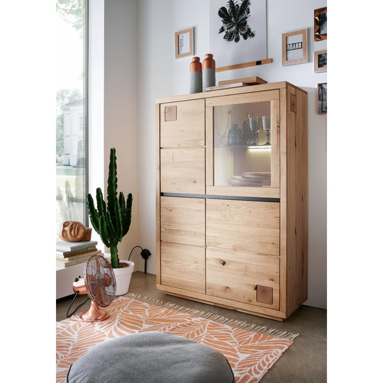 Phineas 103 Cm Wide Solid Wood Highboard