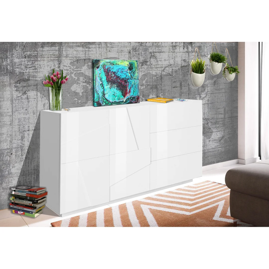 Ping 140 Cm Wide 3 Drawer Sideboard