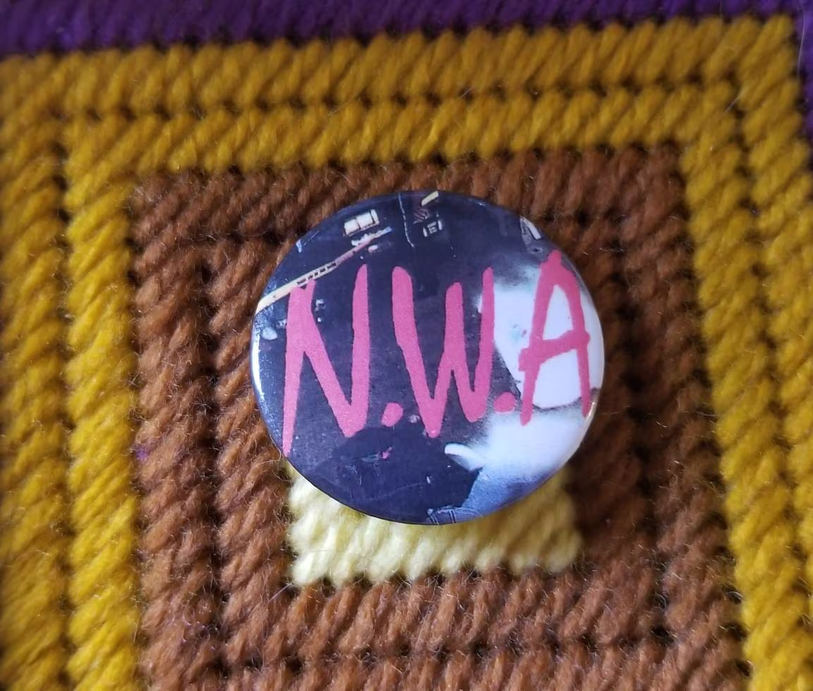Vintage N.w.a. Pinback Button