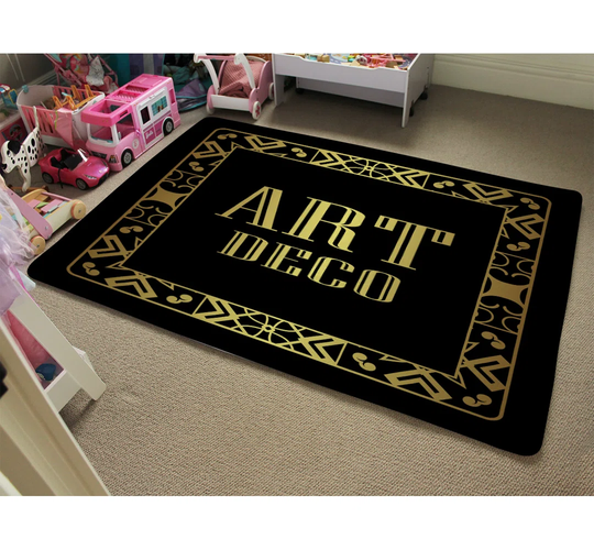 Nemec Shaggy Black Area Rug