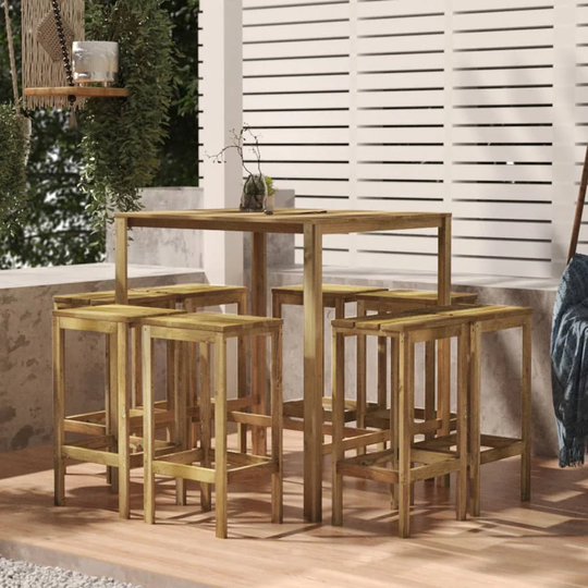 Huppert Wooden Bar Table