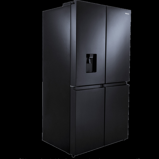 Hisense RQ758N4SWF1 American Fridge Freezer - Black / Stainless Steel