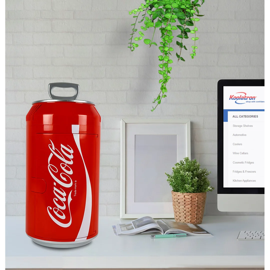 6L Coca Cola Mini Can Fridge Handheld Cooler