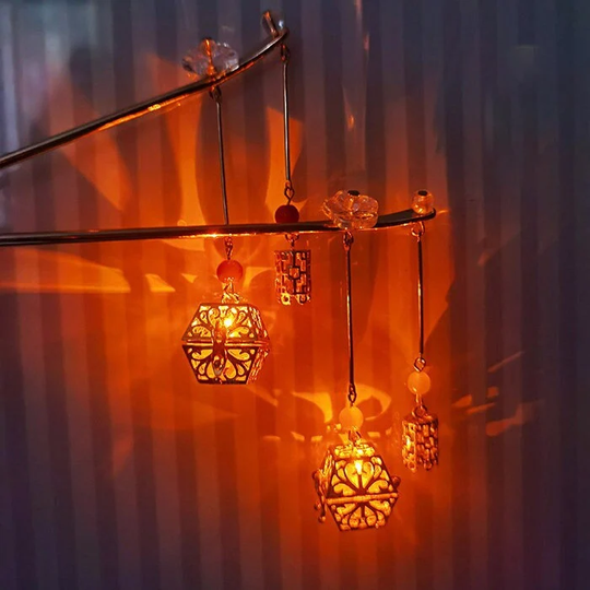 Kongming Lantern Hair Stick, Hanfu Fork, Ancient Aaccessories, Step Shake Comb, Metal Balls, Hairpin Song Dynasty